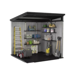 Keter Artisan 7x7 Ft Pent Tongue & Groove Grey Plastic Shed With Floor 16 Keter Artisan 7x7 Ft Pent Tongue & Groove Grey Plastic Shed With Floor -Gardens and Outdoor keter artisan 7x7 ft pent tongue groove grey plastic shed with floor7290106933989 04t bq