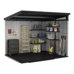 Keter Artisan 9x7 Ft Pent Tongue & Groove Grey Plastic Shed With Floor 27 Keter Artisan 9x7 Ft Pent Tongue & Groove Grey Plastic Shed With Floor -Gardens and Outdoor keter artisan 9x7 ft pent tongue groove grey plastic shed with floor7290106933996 04t bq