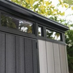 Keter Artisan 9x7 Ft Pent Tongue & Groove Grey Plastic Shed With Floor 23 Keter Artisan 9x7 Ft Pent Tongue & Groove Grey Plastic Shed With Floor -Gardens and Outdoor keter artisan 9x7 ft pent tongue groove grey plastic shed with floor7290106933996 05c bq