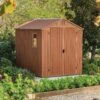Keter Darwin 8x6 Ft Apex Tongue & Groove Shed With Floor -Gardens and Outdoor keter darwin 8x6 ft apex tongue groove shed with floor7290112636096 02i bq