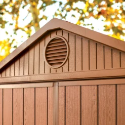 Keter Darwin 8x6 Ft Apex Tongue & Groove Shed With Floor -Gardens and Outdoor keter darwin 8x6 ft apex tongue groove shed with floor7290112636096 04i bq