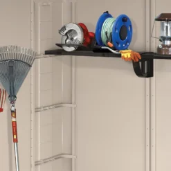 Keter Factor 6x6 Apex Beige Plastic Shed With Floor -Gardens and Outdoor keter factor 6x6 apex beige plastic shed with floor7290103664930 05bq