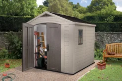 Keter Factor 8x8 Apex Beige Plastic Shed With Floor 32 Keter Factor 8x8 Apex Beige Plastic Shed With Floor -Gardens and Outdoor keter factor 8x8 apex beige plastic shed with floor7290103664954 01i