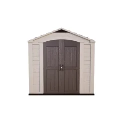 Keter Factor 8x8 Apex Beige Plastic Shed With Floor 26 Keter Factor 8x8 Apex Beige Plastic Shed With Floor -Gardens and Outdoor keter factor 8x8 apex beige plastic shed with floor7290103664954 02c