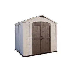 Keter Factor 8x8 Apex Beige Plastic Shed With Floor 27 Keter Factor 8x8 Apex Beige Plastic Shed With Floor -Gardens and Outdoor keter factor 8x8 apex beige plastic shed with floor7290103664954 03c