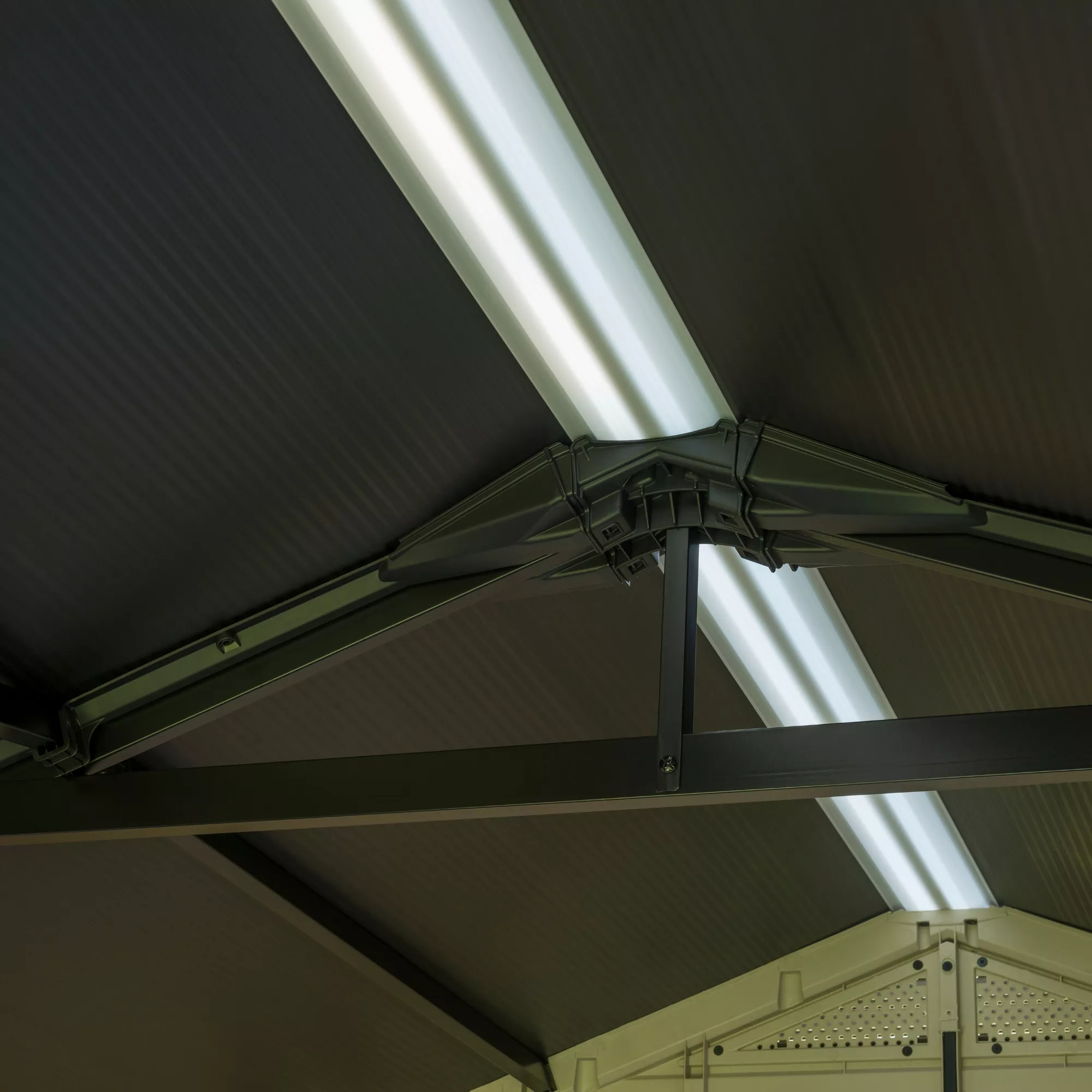 Keter Factor 8x8 Apex Beige Plastic Shed With Floor 8 Keter Factor 8x8 Apex Beige Plastic Shed With Floor - Image 6