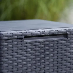 Keter Graphite 38.1L Small Plastic Storage Box & Lid -Gardens and Outdoor keter graphite 38 1l small plastic storage box lid8711245155517 36c