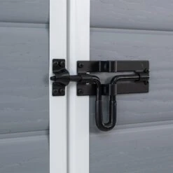 Keter Manor 4x3 Ft Apex Grey Plastic Shed (Base Included) -Gardens and Outdoor keter manor 4x3 ft apex grey plastic shed base included 7290106939677 36c