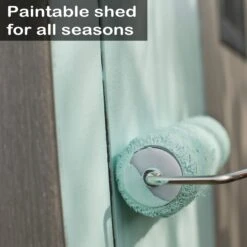 Keter Oakland 7.5x9 Apex Grey Plastic Shed With Floor 18 Keter Oakland 7.5x9 Apex Grey Plastic Shed With Floor -Gardens and Outdoor keter oakland 7 5x9 apex grey plastic shed with floor7290106928442 22bq