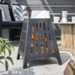 La Hacienda Anubis Steel Firepit 9 La Hacienda Anubis Steel Firepit -Gardens and Outdoor la hacienda anubis steel firepit5055025585730 01i BQ