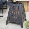 La Hacienda Anubis Steel Firepit -Gardens and Outdoor la hacienda anubis steel firepit5055025585730 02i BQ