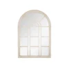 La Hacienda Aston & Wold Antique White Arch Framed Garden Mirror 970mm X 670mm