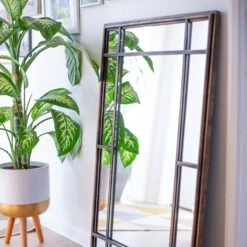 La Hacienda Aston & Wold Milano Gold Effect Rectangular Framed Garden Mirror 1000mm X 650mm -Gardens and Outdoor la hacienda aston wold milano gold effect rectangular framed garden mirror 1000mm x 650mm5055025559106 02i bq