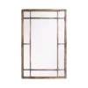 La Hacienda Aston & Wold Milano Gold Effect Rectangular Framed Garden Mirror 1000mm X 650mm