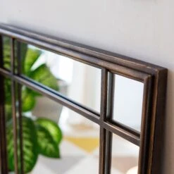 La Hacienda Aston & Wold Milano Gold Effect Rectangular Framed Garden Mirror 1000mm X 650mm -Gardens and Outdoor la hacienda aston wold milano gold effect rectangular framed garden mirror 1000mm x 650mm5055025559106 06i bq