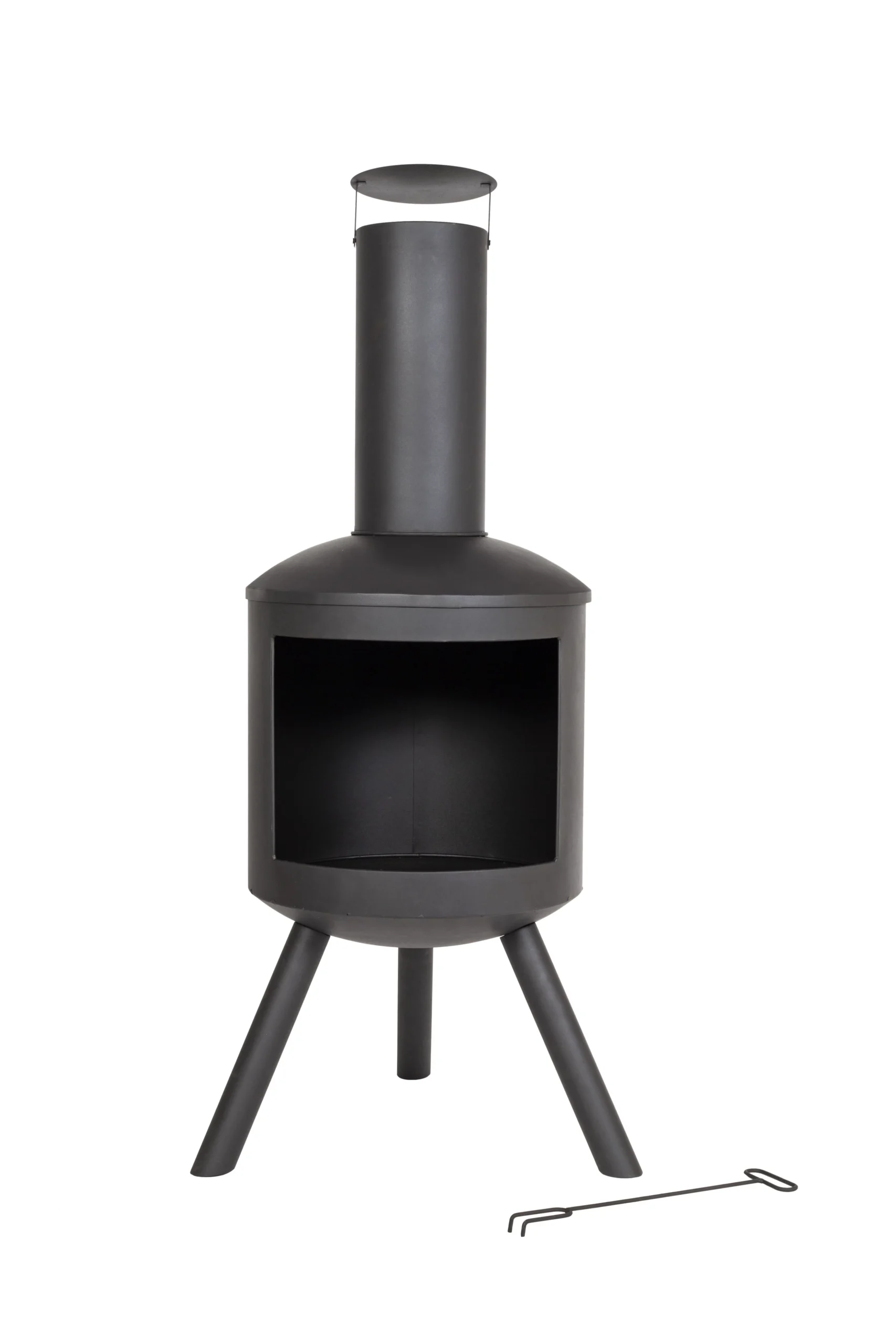 La Hacienda Barola Steel Chiminea 4 La Hacienda Barola Steel Chiminea - Image 2