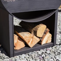 La Hacienda Camacha Steel Fireplace -Gardens and Outdoor la hacienda camacha steel fireplace5055025585273 05i BQ