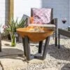 La Hacienda Icarus Cast Iron & Steel Firepit -Gardens and Outdoor la hacienda icarus cast iron steel firepit5055025585297 01i BQ