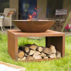 La Hacienda Moho Steel Firepit 7 La Hacienda Moho Steel Firepit -Gardens and Outdoor la hacienda moho steel firepit5055025582630 03i BQ