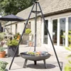 La Hacienda Tripod Hanging Grill -Gardens and Outdoor la hacienda tripod hanging grill5055025586126 01i bq
