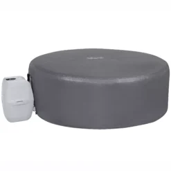 Lay-Z-Spa Grey Circular Hot Tub Cover (D) 1800mm X (H )660mm -Gardens and Outdoor lay z spa grey circular hot tub cover d 1800mm x h 660mm6941607321263 02c