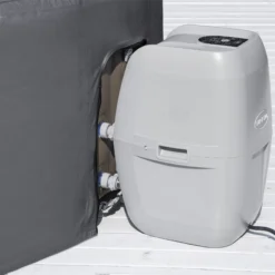 Lay-Z-Spa Grey Circular Hot Tub Cover (D) 1960mm X (H )710mm -Gardens and Outdoor lay z spa grey circular hot tub cover d 1960mm x h 710mm6941607321270 37c