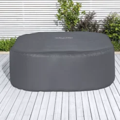 Lay-Z-Spa Grey Square Hot Tub Cover 12 Lay-Z-Spa Grey Square Hot Tub Cover -Gardens and Outdoor lay z spa grey square hot tub cover6941607321287 01i