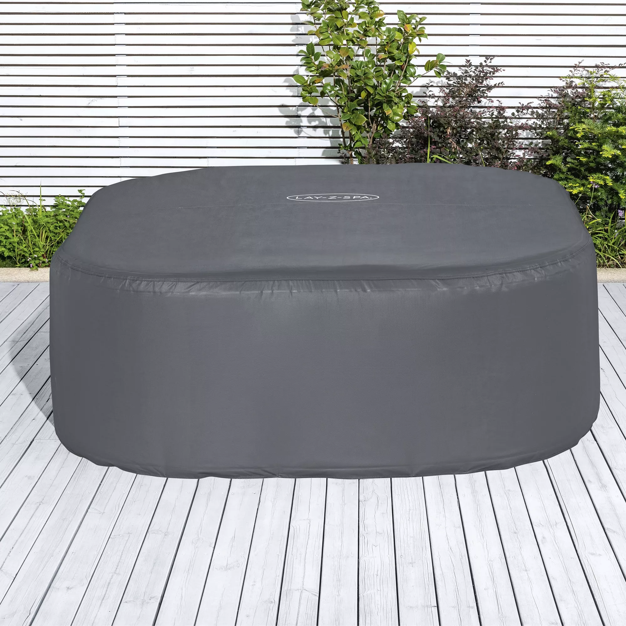 Lay-Z-Spa Grey Square Hot Tub Cover 7 Lay-Z-Spa Grey Square Hot Tub Cover - Image 5