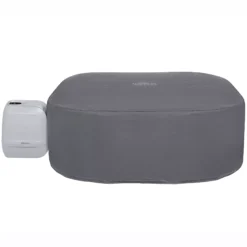 Lay-Z-Spa Grey Square Hot Tub Cover 9 Lay-Z-Spa Grey Square Hot Tub Cover -Gardens and Outdoor lay z spa grey square hot tub cover6941607321287 02c