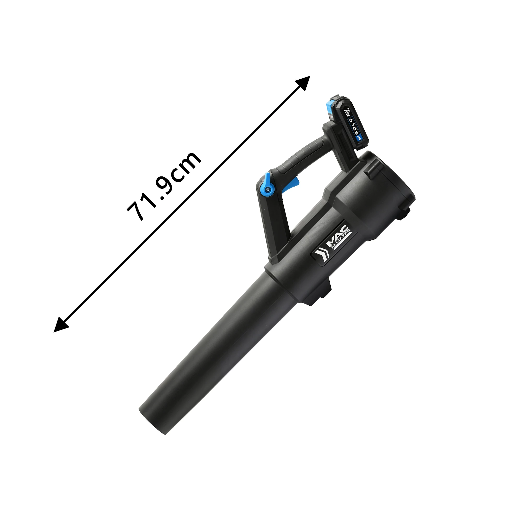 Mac Allister Cordless MBV18-Li-2 Garden Blower 8 Mac Allister Cordless MBV18-Li-2 Garden Blower - Image 6