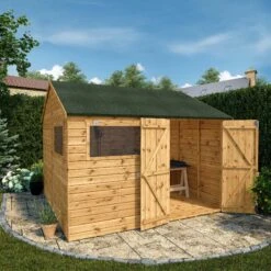 Mercia 10x10 Apex Shiplap Workshop With Double Door 21 Mercia 10x10 Apex Shiplap Workshop With Double Door -Gardens and Outdoor mercia 10x10 apex shiplap workshop with double door5029442006246 02i bq
