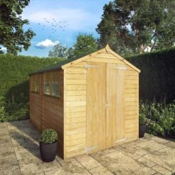 Mercia 10x6 Ft Apex Overlap Wooden 2 Door 4 Windows Shed With Floor 17 Mercia 10x6 Ft Apex Overlap Wooden 2 Door 4 Windows Shed With Floor -Gardens and Outdoor mercia 10x6 ft apex overlap wooden 2 door 4 windows shed with floor5029442074412 01i