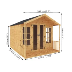 Mercia 10x8 Apex Shiplap Summer House With Double Door 9 Mercia 10x8 Apex Shiplap Summer House With Double Door -Gardens and Outdoor mercia 10x8 apex shiplap summer house with double door5029442075976 01t BQ