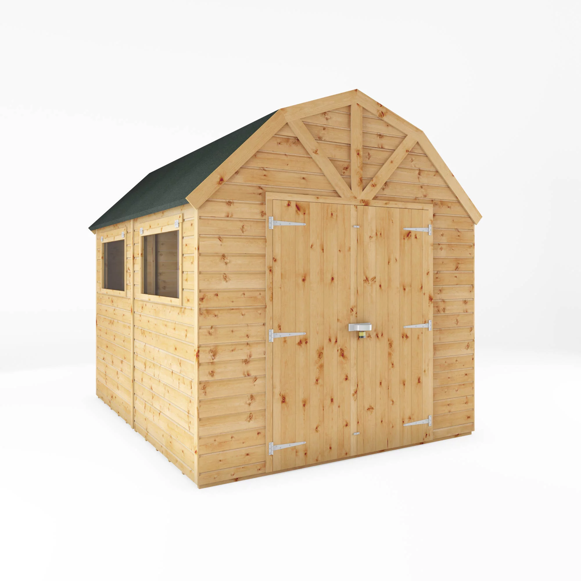 Mercia 10x8 Ft Barn Shiplap Wooden 2 Door Shed With Floor 4 Mercia 10x8 Ft Barn Shiplap Wooden 2 Door Shed With Floor - Image 2
