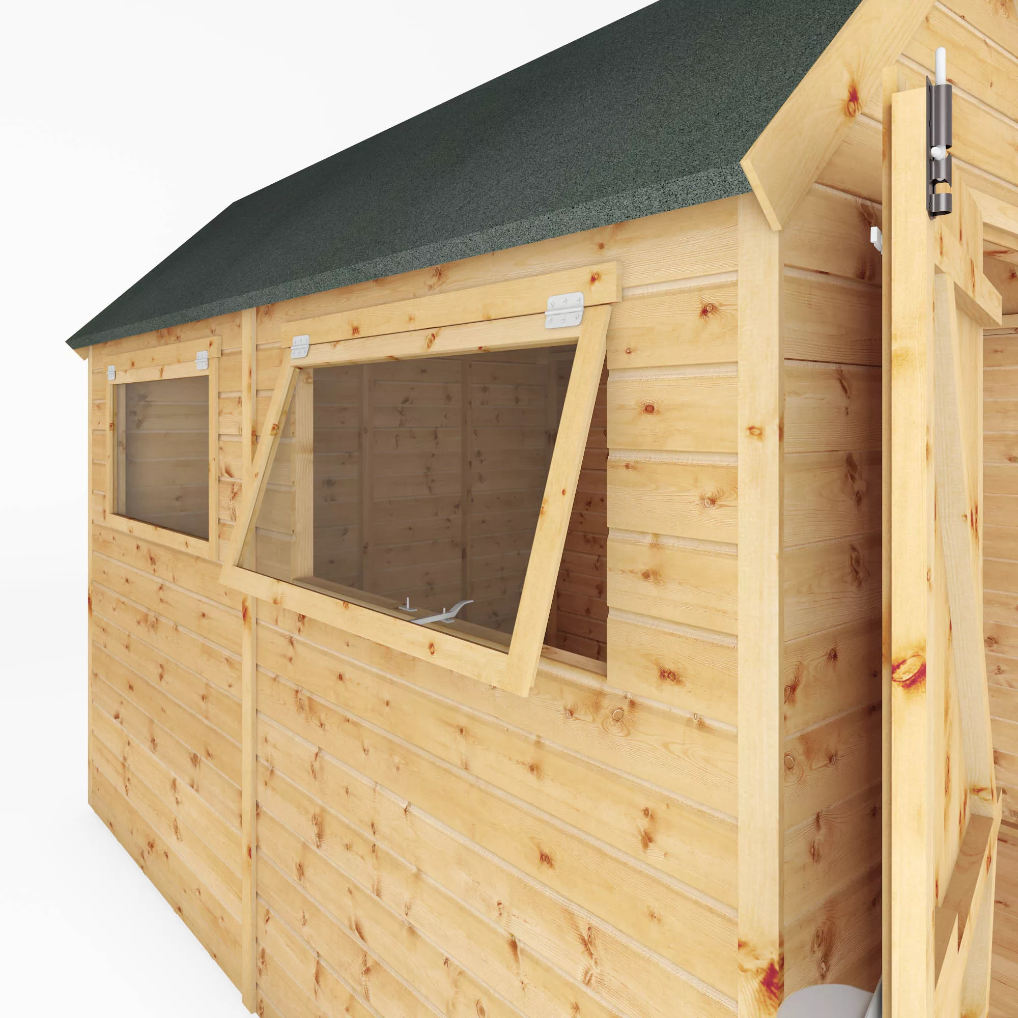 Mercia 10x8 Ft Barn Shiplap Wooden 2 Door Shed With Floor 8 Mercia 10x8 Ft Barn Shiplap Wooden 2 Door Shed With Floor - Image 6