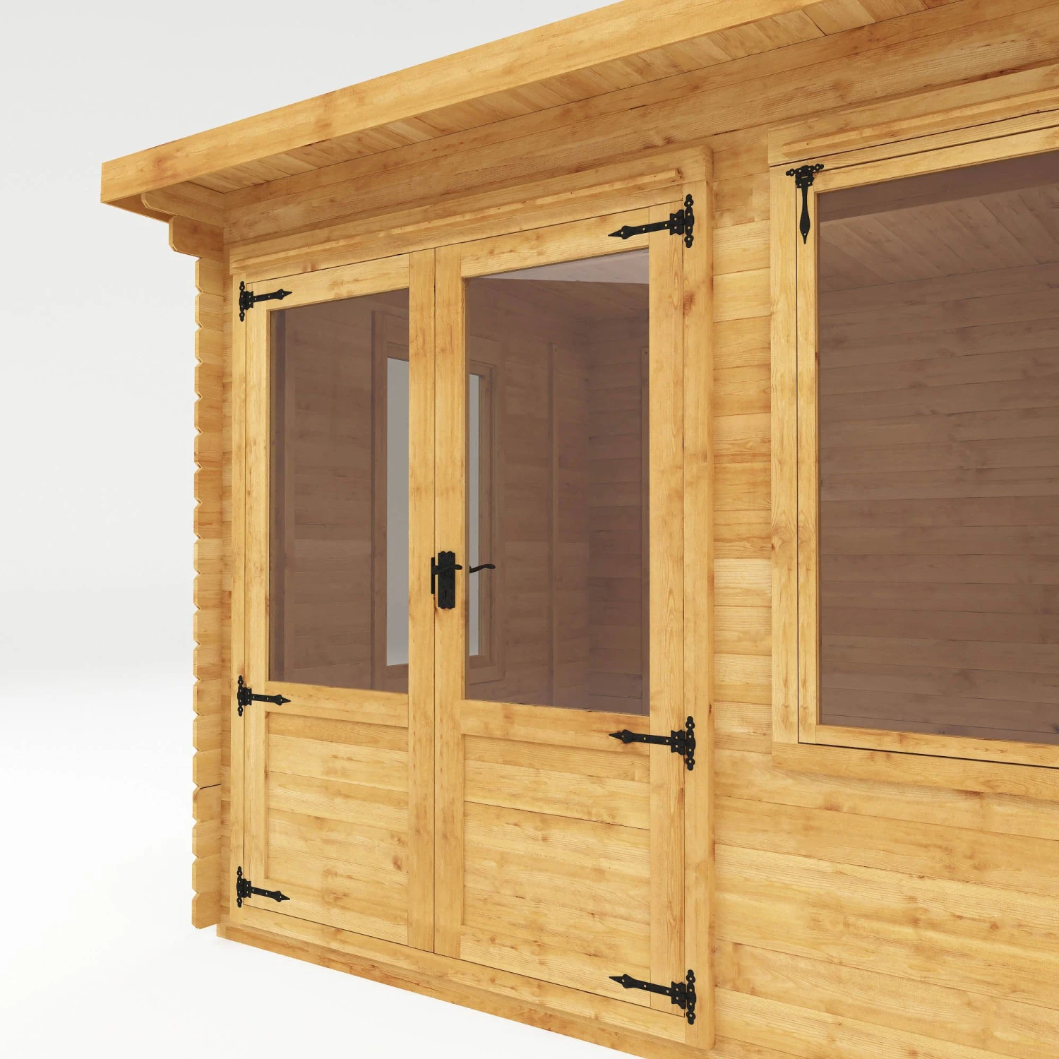 Mercia 10x8 Pent Tongue & Groove Cabin With Double Door 5 Mercia 10x8 Pent Tongue & Groove Cabin With Double Door - Image 3