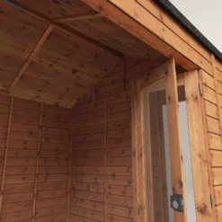Mercia 10x8 Reverse Apex Tongue & Groove Summer House With Bi-fold Door -Gardens and Outdoor mercia 10x8 reverse apex tongue groove summer house with bi fold door5029442089737 38c bq