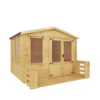 Mercia 11x11 Apex Tongue & Groove Cabin With Double Door -Gardens and Outdoor mercia 11x11 apex tongue groove cabin with double door5029442078571 01c bq