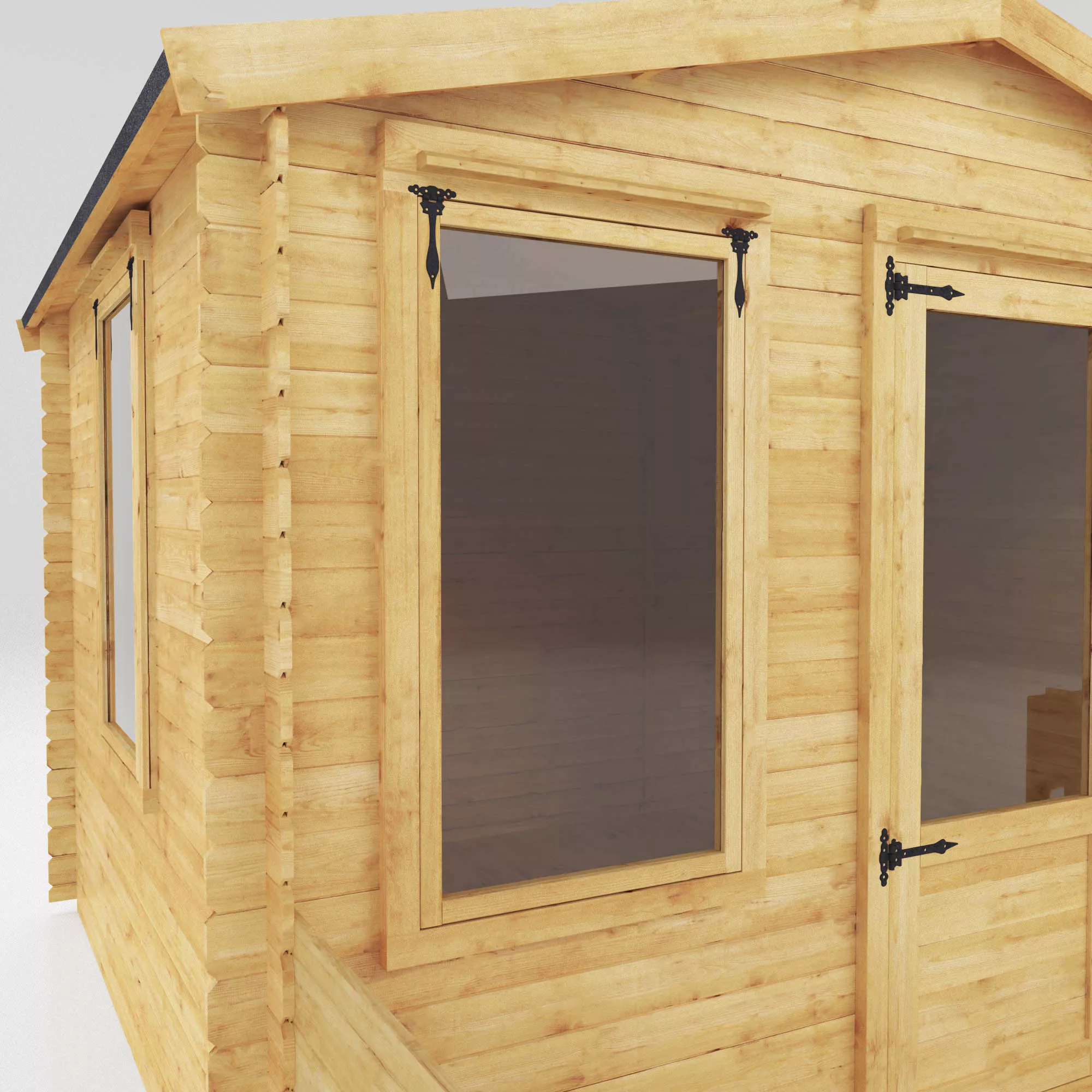 Mercia 11x12 Apex Tongue & Groove Cabin With Double Door 8 Mercia 11x12 Apex Tongue & Groove Cabin With Double Door - Image 6