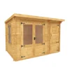 Mercia 11x8 Pent Tongue & Groove Cabin With Double Door 2 Mercia 11x8 Pent Tongue & Groove Cabin With Double Door -Gardens and Outdoor mercia 11x8 pent tongue groove cabin with double door5029442002460 01c bq