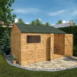 Mercia 12x10 Apex Shiplap Workshop With Double Door 21 Mercia 12x10 Apex Shiplap Workshop With Double Door -Gardens and Outdoor mercia 12x10 apex shiplap workshop with double door5029442006253 02i bq