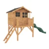 Mercia 12x6 Poppy Apex Shiplap Tower Slide Playhouse - Assembly Service Included -Gardens and Outdoor mercia 12x6 poppy apex shiplap tower slide playhouse assembly service included5029442002262 01c bq