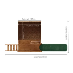 Mercia 12x6 Poppy Apex Shiplap Tower Slide Playhouse - Assembly Service Included -Gardens and Outdoor mercia 12x6 poppy apex shiplap tower slide playhouse assembly service included5029442002262 02t bq