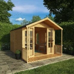 Mercia 12x8 Apex Shiplap Summer House With Double Door