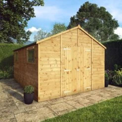 Mercia 14x10 Apex Shiplap Workshop With Double Door 22 Mercia 14x10 Apex Shiplap Workshop With Double Door -Gardens and Outdoor mercia 14x10 apex shiplap workshop with double door5029442006260 01i bq