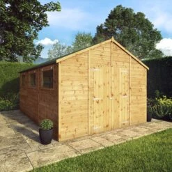 Mercia 15x10 Apex Shiplap Workshop With Double Door 22 Mercia 15x10 Apex Shiplap Workshop With Double Door -Gardens and Outdoor mercia 15x10 apex shiplap workshop with double door5029442006277 01i bq
