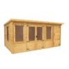 Mercia 17x10 Pent Tongue & Groove Cabin With Double Door -Gardens and Outdoor mercia 17x10 pent tongue groove cabin with double door5029442002484 01c bq