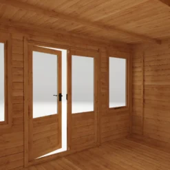 Mercia 17x10 Pent Tongue & Groove Cabin With Double Door 15 Mercia 17x10 Pent Tongue & Groove Cabin With Double Door -Gardens and Outdoor mercia 17x10 pent tongue groove cabin with double door5029442002484 37c bq