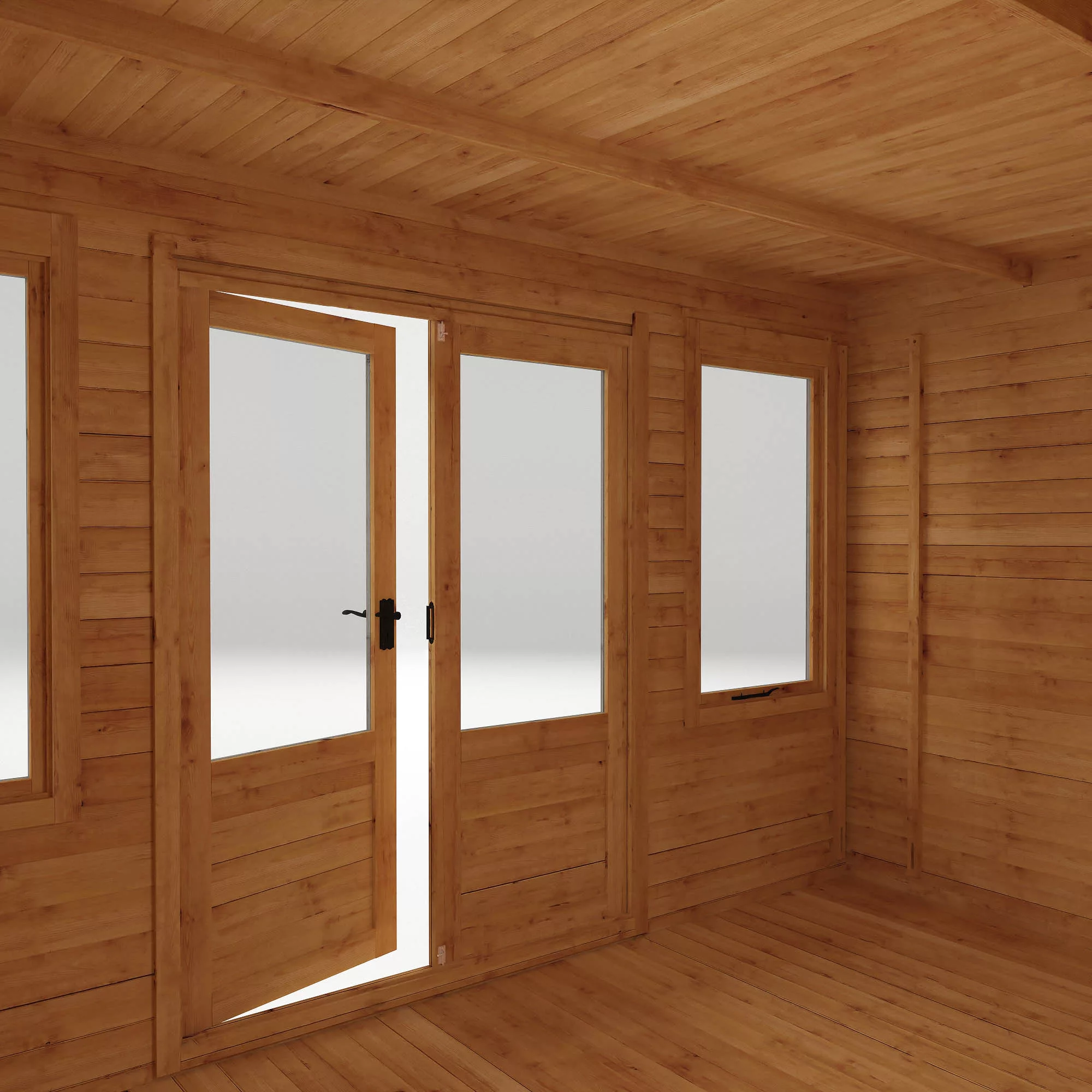 Mercia 17x10 Pent Tongue & Groove Cabin With Double Door 5 Mercia 17x10 Pent Tongue & Groove Cabin With Double Door - Image 3