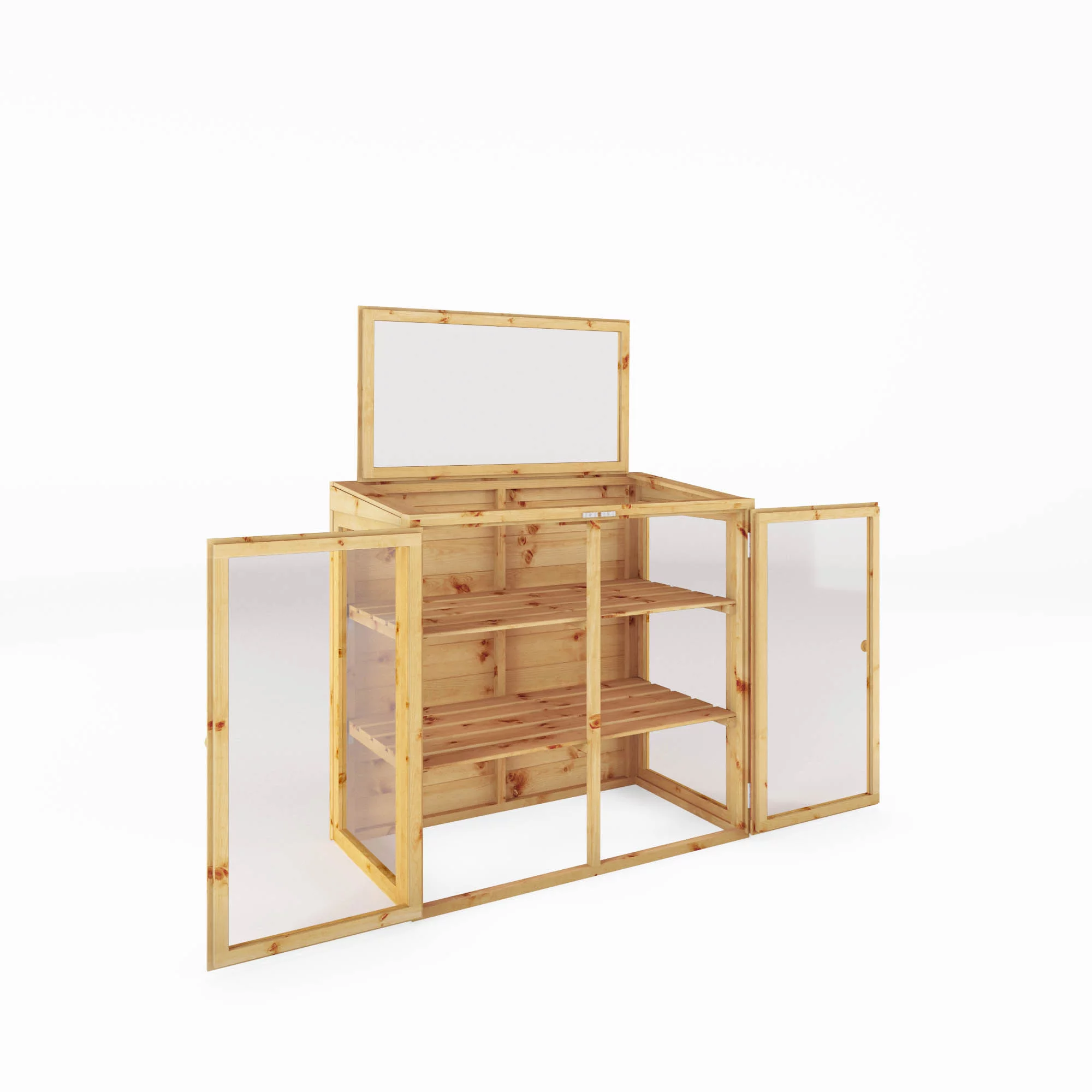 Mercia 4x2 Greenhouse With Flap Vent 5 Mercia 4x2 Greenhouse With Flap Vent - Image 3